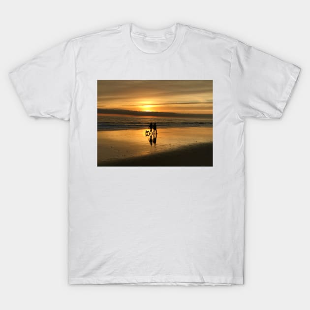 Let's stroll into the Sunset T-Shirt by ephotocard